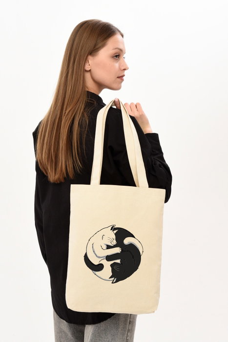 Zoozie Bags Bolso de mano 1227 100% algodón color crema 35x40x8 cm